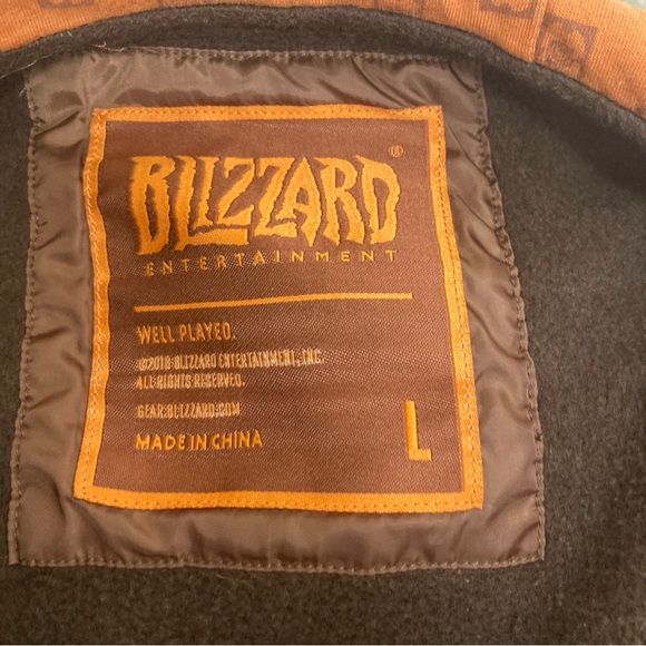 Blizzard Entertainment Gear Hearthstone Tonal Pullover Hoodie L  1/4 Zipper - Picture 9 of 16